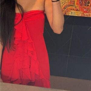 express red mini dress